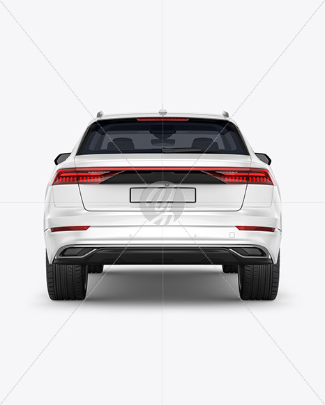 Crossover SUV - Back View