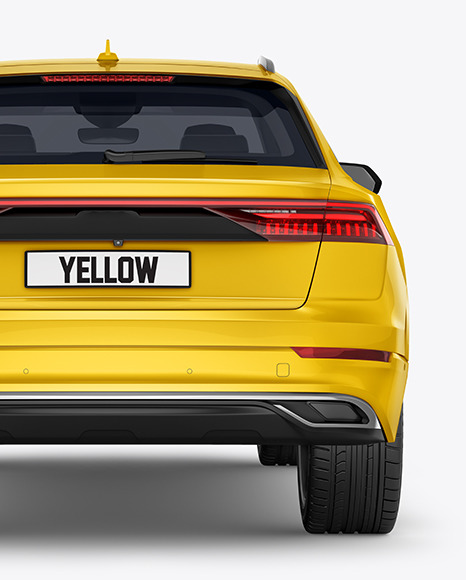 Crossover SUV - Back View