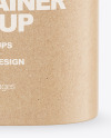 Kraft Paper Container Mockup