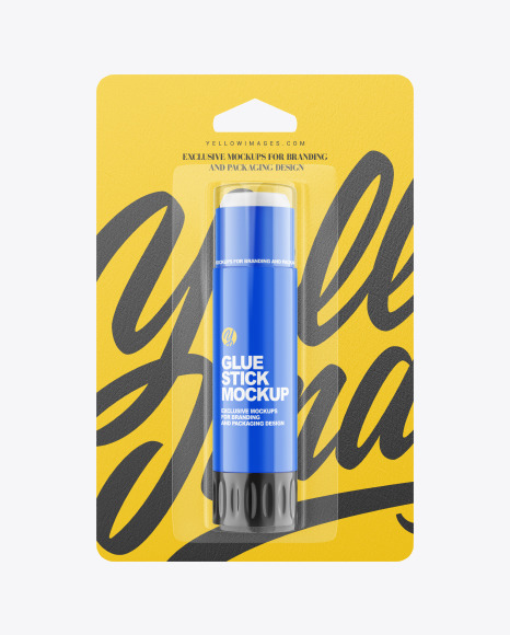 Glossy Glue Stick Blister Pack Mockup - Scotch®+Super+Glue+Liquid,+Tubes