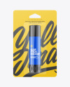 Glossy Glue Stick Blister Pack Mockup