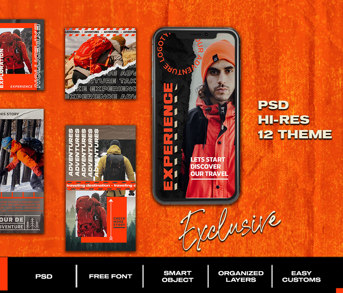 Vasco Sport Adventure Instagram Post and Story Template Vasco Sport Adventure Instagram Post and Story Template