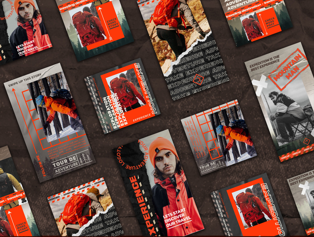 Vasco Sport Adventure Instagram Post and Story Template Vasco Sport Adventure Instagram Post and Story Template