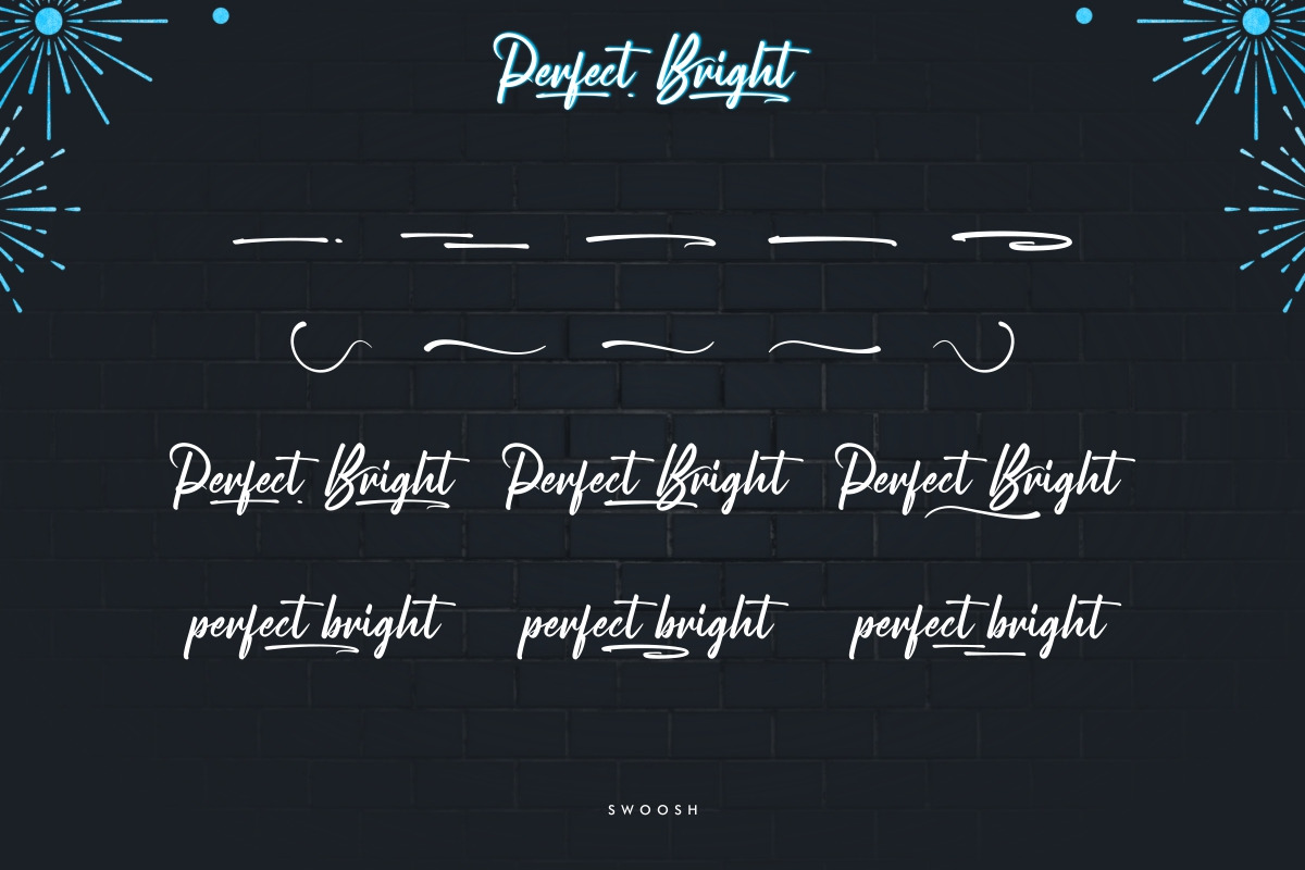 Perfect Bright Calligraphy Font