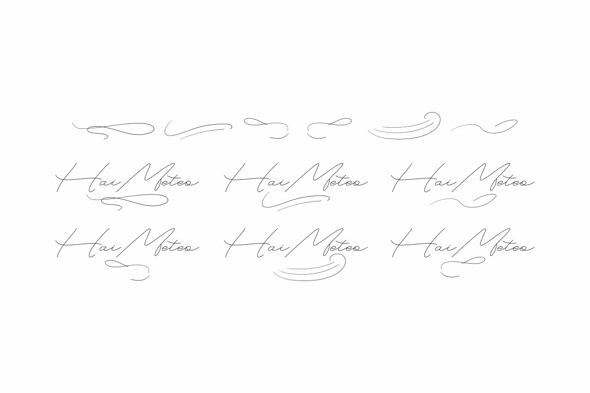 Hai Meteo Signature Font Hai Meteo Signature Font
