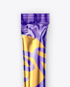 Metallic Stick Sachet Mockup