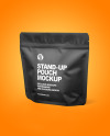 Matte Stand-up Pouch Mockup