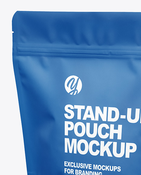 Matte Stand-up Pouch Mockup