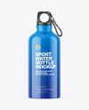 Glossy Sport Bottle Mockup