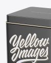 Glossy Tin Box Mockup