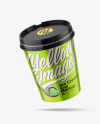 Metallic Ice Cream Cup Mockup