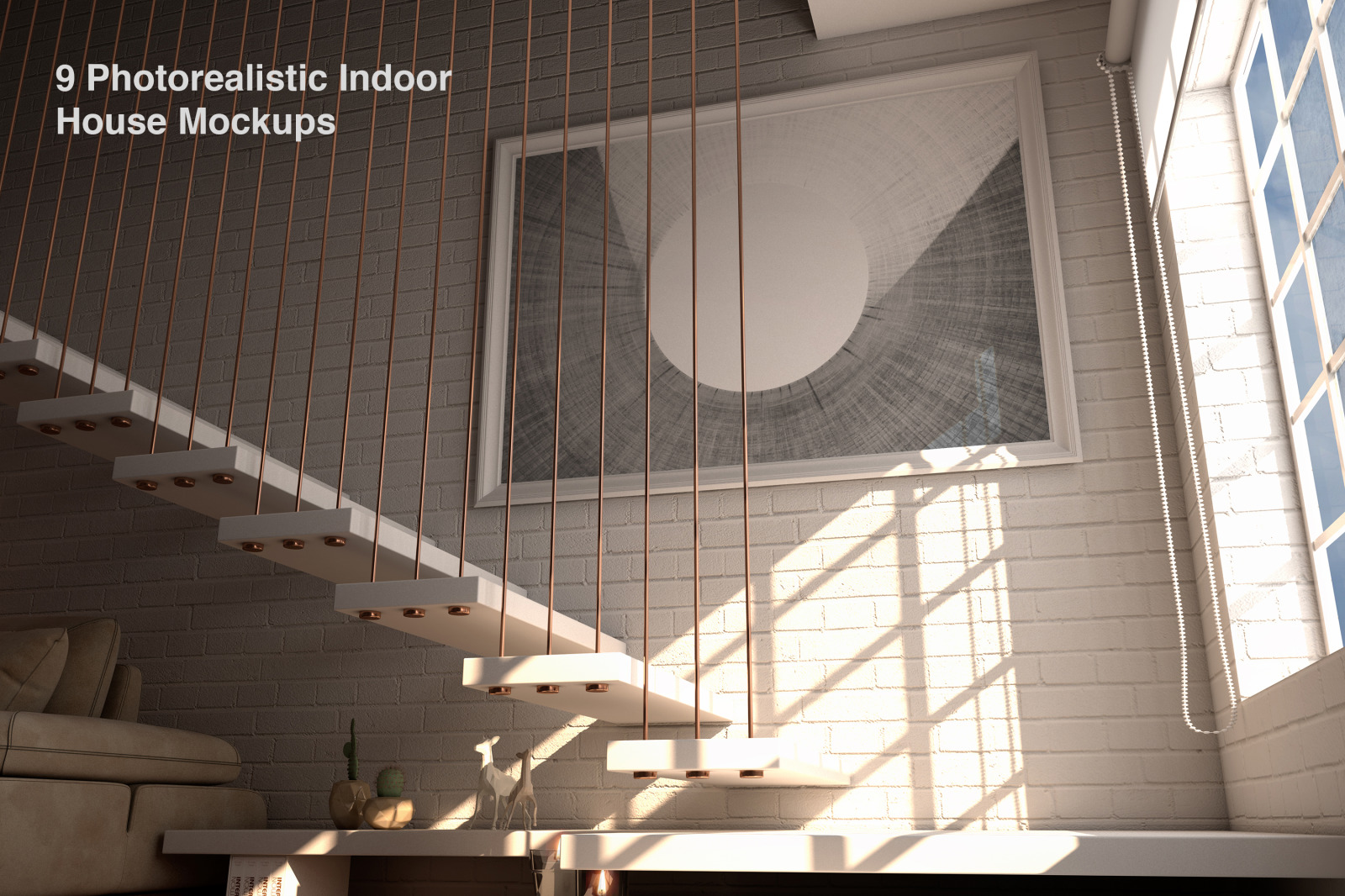 Indoor House Photorealistic MockUps Indoor House Photorealistic MockUps