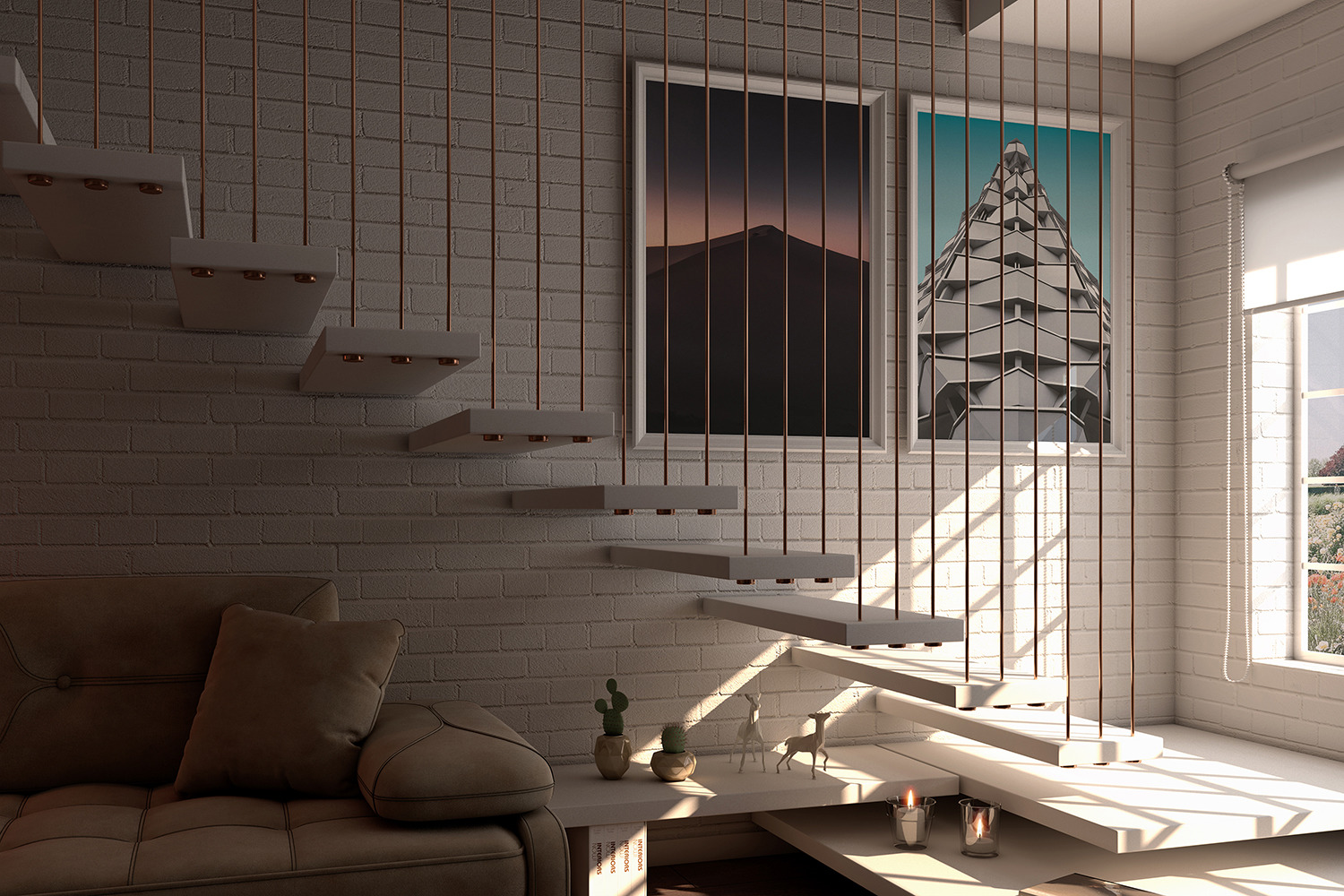 Indoor House Photorealistic MockUps Indoor House Photorealistic MockUps
