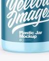 Glossy Plastic Jar Mockup