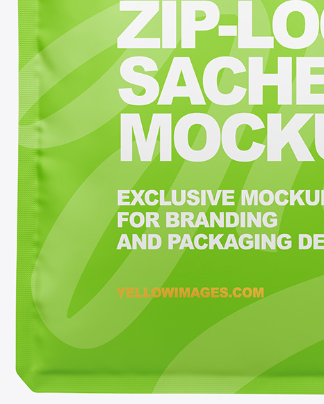 Matte Sachet Mockup