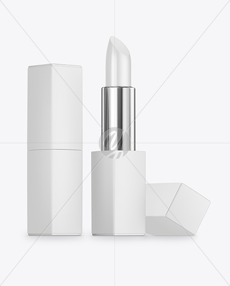 Matte Square Lipstick Mockup