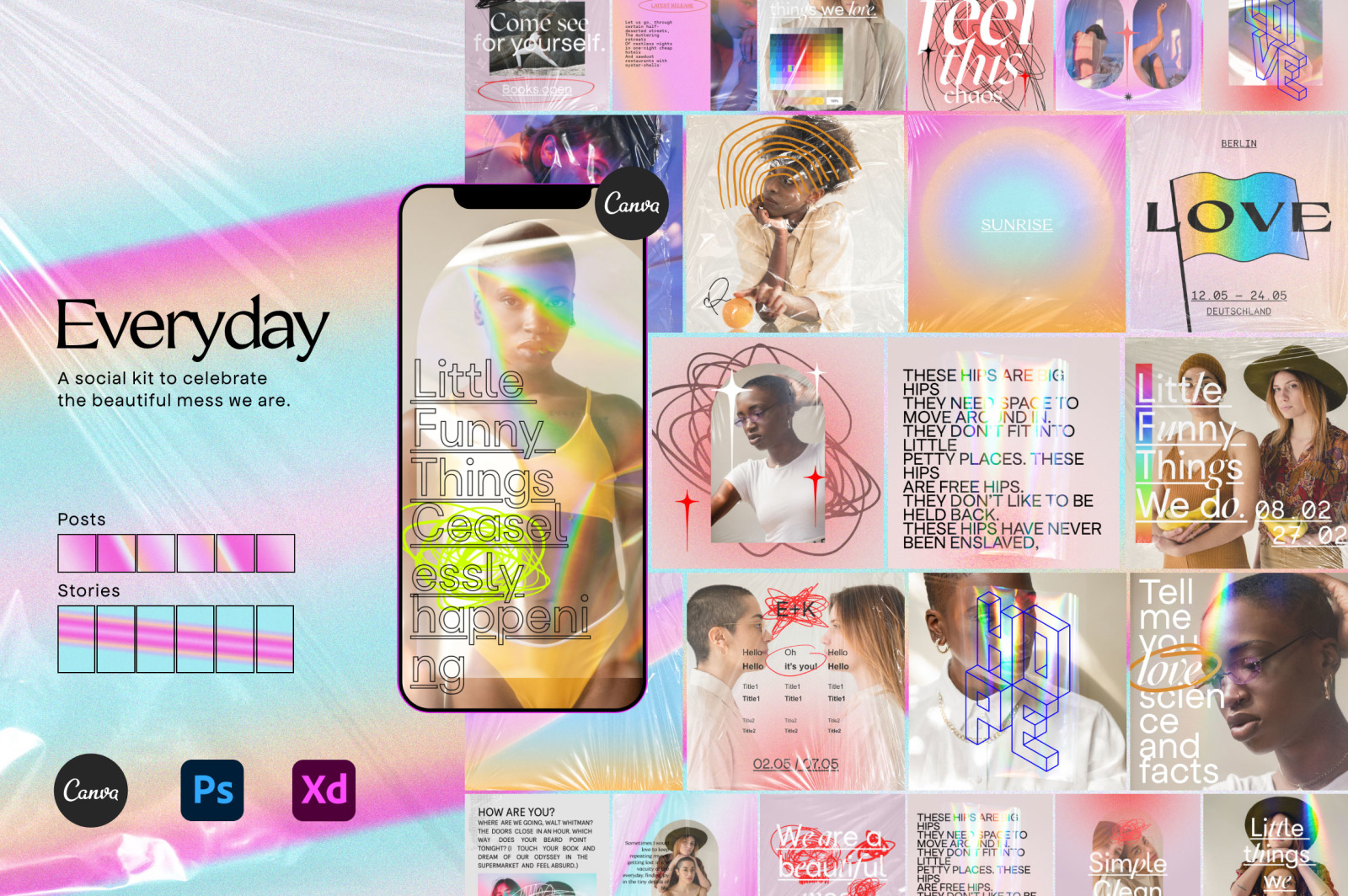 Everyday Instagram Social kit CANVA