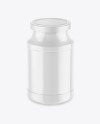 Glossy Plastic Sauce Jar Mockup