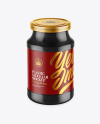 Glossy Plastic Sauce Jar Mockup