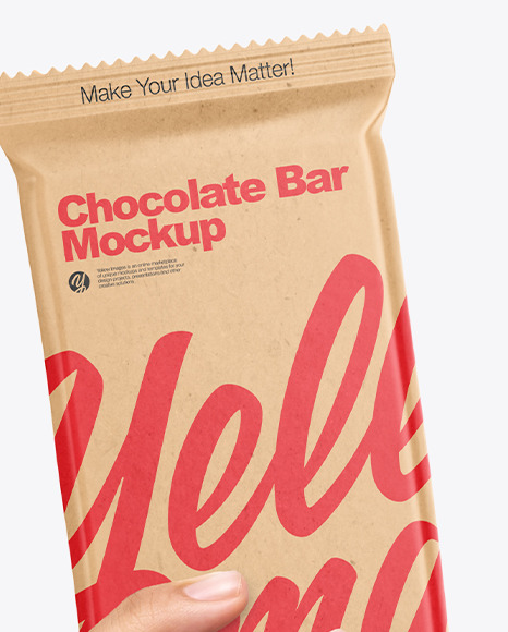 Craft Chocolate Bar Mockup