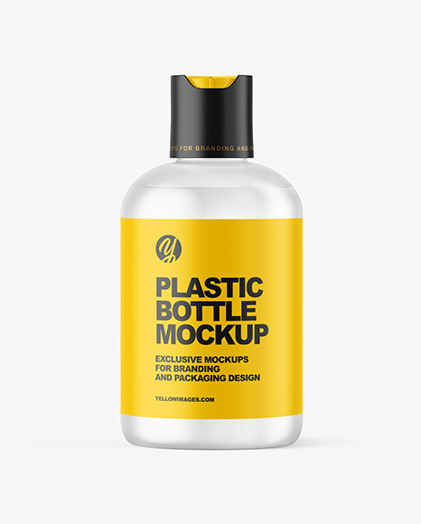 Frosted Cosmetic Bottle with Box Mockup