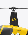 Helicopter Mockup - Side View