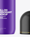 Opened Matte Roll-On Deodorant Mockup