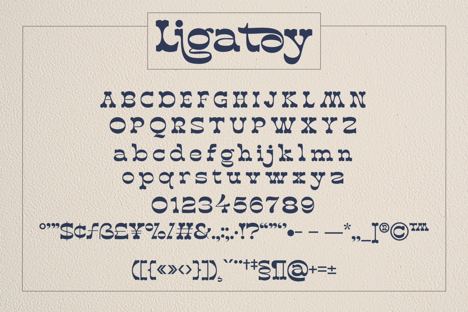 Ligatoy Font Ligatoy Font
