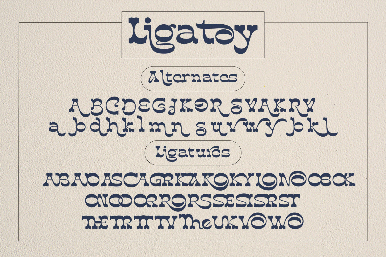 Ligatoy Font Ligatoy Font