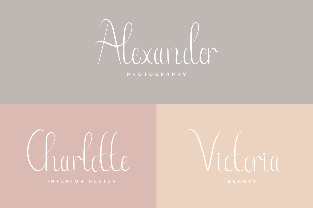 Xenia Urshina Calligraphy Font Xenia Urshina Calligraphy Font