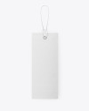 Textured Hang Tag Label Mockup