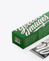 Textured Box w/ Glossy Cosmetic Tube Mockup