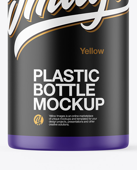 Matte Plastic Bottle with Pump Mockup Matte Plastic Bottle with Pump Mockup