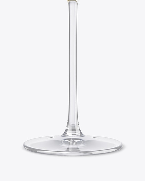 White Wine Glass Mockup