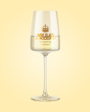 White Wine Glass Mockup