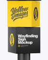 Wayfinding Sign Mockup