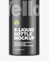 Glossy E-Liquid Bottle Mockup