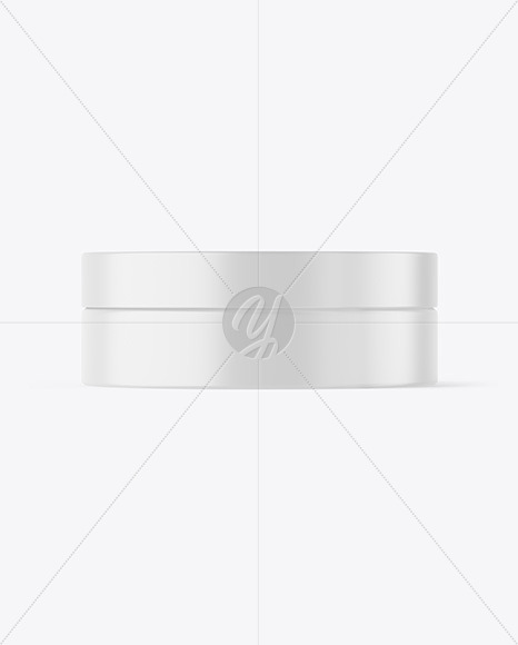 Matte Cosmetic Jar Mockup