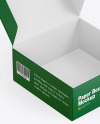 Opened Textured Paper Box Mockup