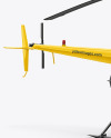 Helicopter Mockup - Half Side View