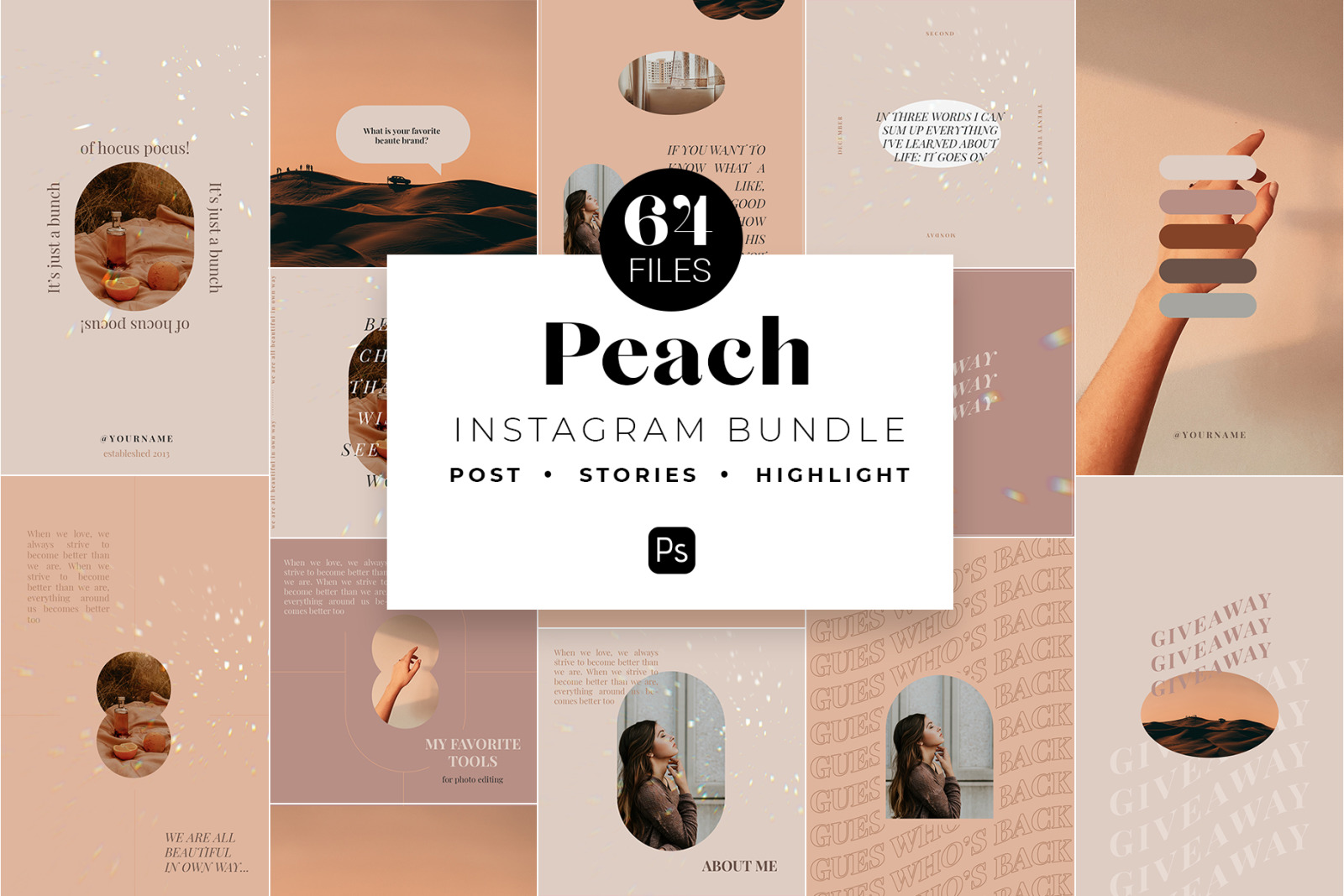 Instagram PSD Templates Bundle Instagram PSD Templates Bundle