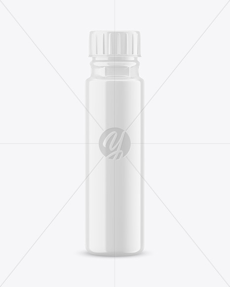 250ml Glossy Acrylic Paint Bottle Mockup