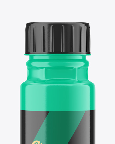 250ml Glossy Acrylic Paint Bottle Mockup