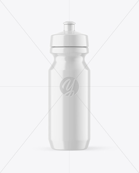 Glossy Sport Bottle Mockup
