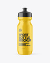 Glossy Sport Bottle Mockup