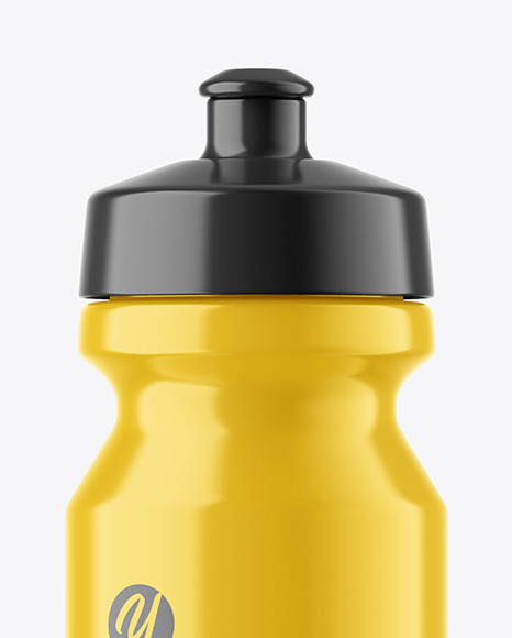 Glossy Sport Bottle Mockup