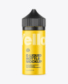 Matte E-Liquid Bottle Mockup