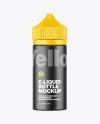 Matte E-Liquid Bottle Mockup