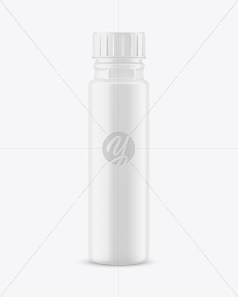 250ml Acrylic Paint Matte Bottle Mockup