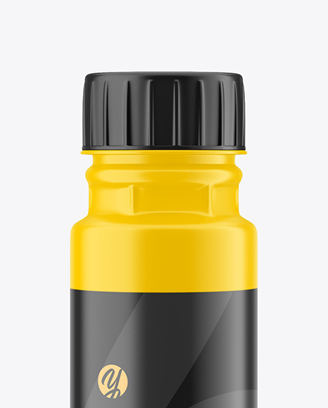 250ml Acrylic Paint Matte Bottle Mockup